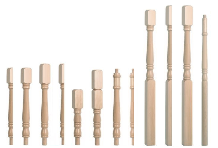 Hemlock Georgian Newel Post